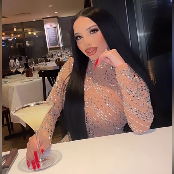 Nude sparkly dress - Picture 3 of 3